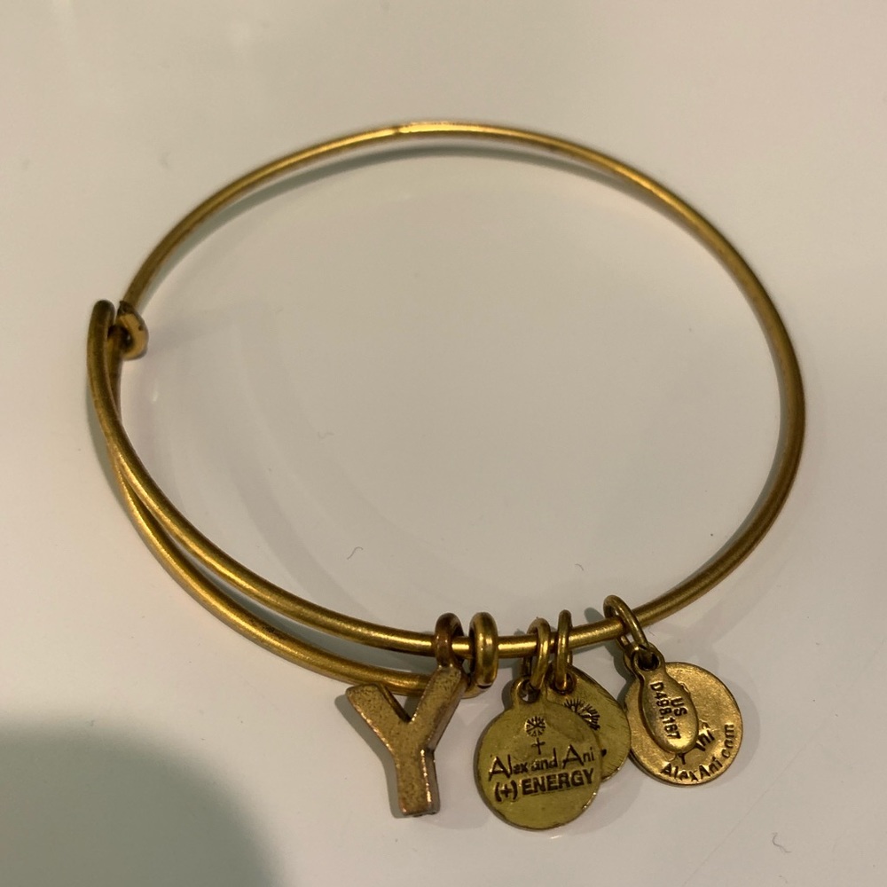Alex and Ani Letter “Y” Bracelet